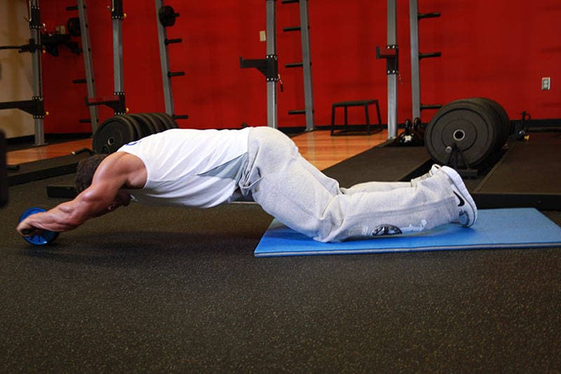 Ab wheel: Extended