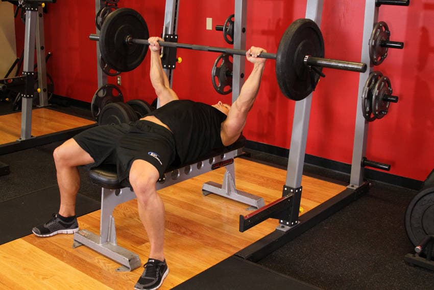 Bench press: Bottom