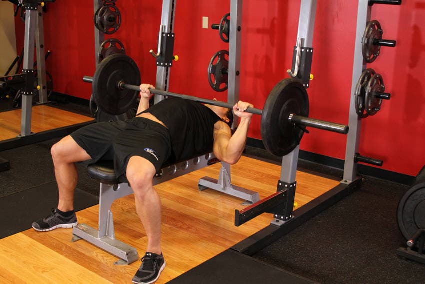 Bench press: Top