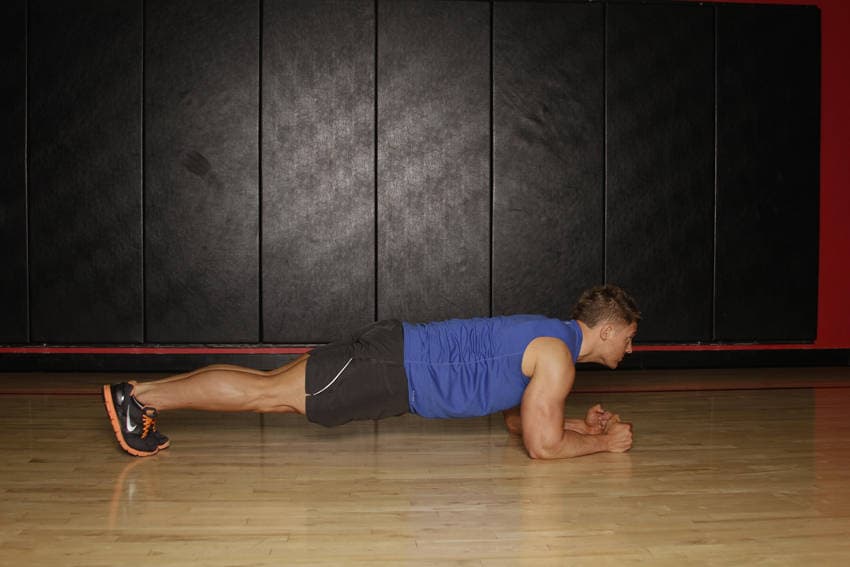 Front plank: Plank position
