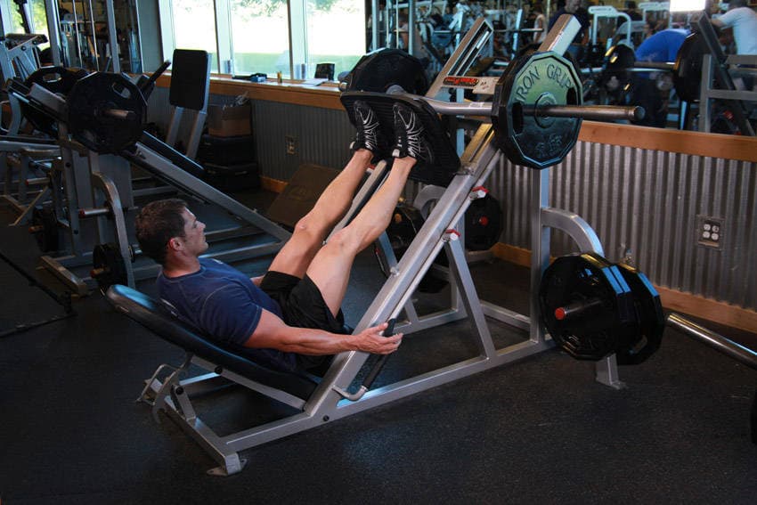 Leg press: Top