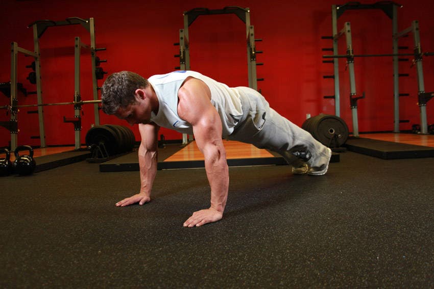 Push-ups: Top