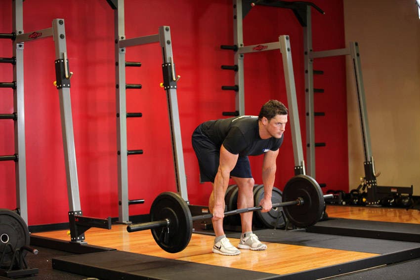 Romanian deadlift: Bottom