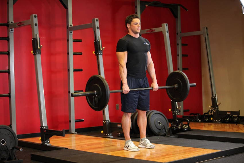 Romanian deadlift: Top
