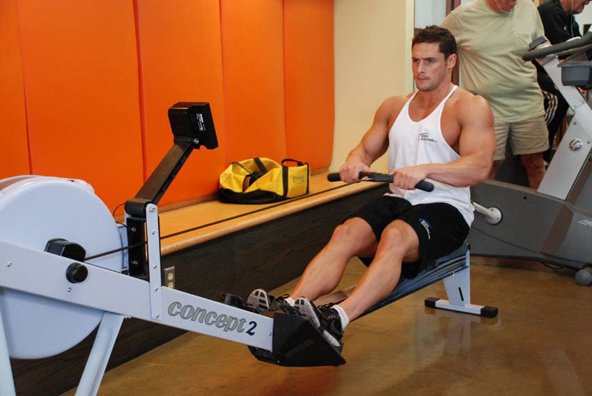 Rowing machine: Finish