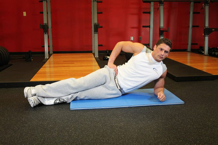 Side plank: Set-up